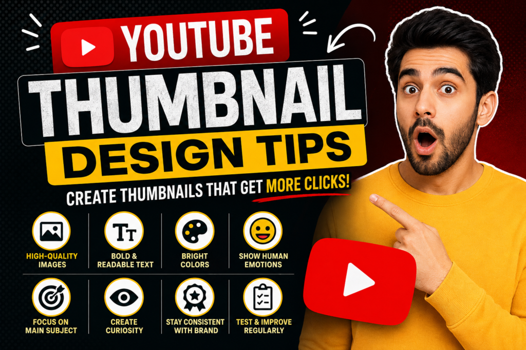 YouTube Thumbnail Design Tips: Create Eye-Catching Thumbnails That Get More Clicks